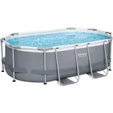 BESTWAY Power Steel Frame Pool oval