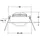 Brumberg 39365073 LED-Einbaustrahler 6W quadratisch weiß