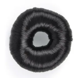 Solida Knotenrolle Kunsthaar dunkel