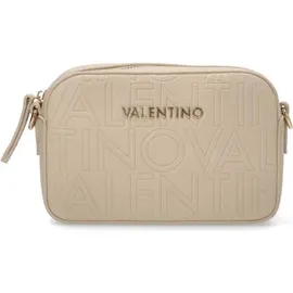 Valentino Pansy Schultertasche Kunstleder Beige