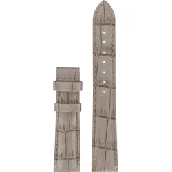 Tissot - Synthetisch Tissot Tradition Synthetikband Grau 16/14mm, Ohne Schnalle T610035977 - alligator-prägung,braun