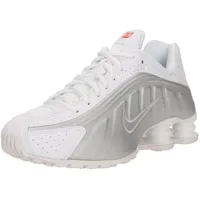 Nike Shox R4 Damen White/Metallic Silver/Max Orange/White 38