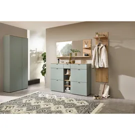Uno Bari Garderobenschrank 78x202x38 cm salbeigrün