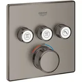 Grohe Grohtherm SmartControl Thermostat mit 3 Ventilen hard graphite gebürstet