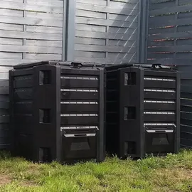 Prosperplast 1600l Module Collection 261x71.9x82.6 Cm Kompostbehälter - Black - One Size