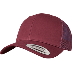Flexfit Retro Trucker Cap (6 Panel), maroon