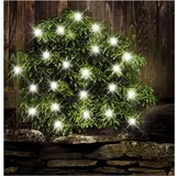 Buri Solar-Lichterkette 24 LEDs Außenbeleuchtung Solarlampe Gartenleuchte Weihnachten