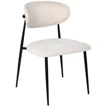 JVmoebel Esszimmerstuhl beige/weiß