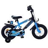 Volare Kinderfahrrad Sportivo für Jungen 12 Zoll Kinderrad Schwarz Blau