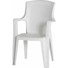 PROGARDEN Eden set 2 x Stapelsessel weiß