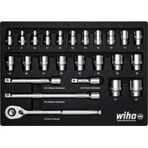 Wiha Steckschlüsseleinsatz-Set 1/2 395 mm