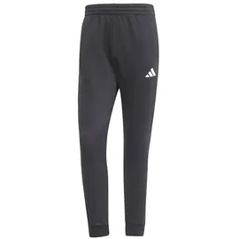 adidas 3-Streifen Fleece Trainingsanzug Schwarz L