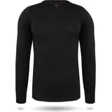 normani Outdoor Sports Merino Langarm Melbourne Schwarz XL