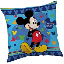Disney Mickey Mouse Dekokissen 1 Stück 40 x 40 cm Blau