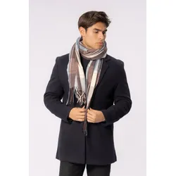 Schal - Kaffee / Blau - Herren - Mann - TeeShoppen