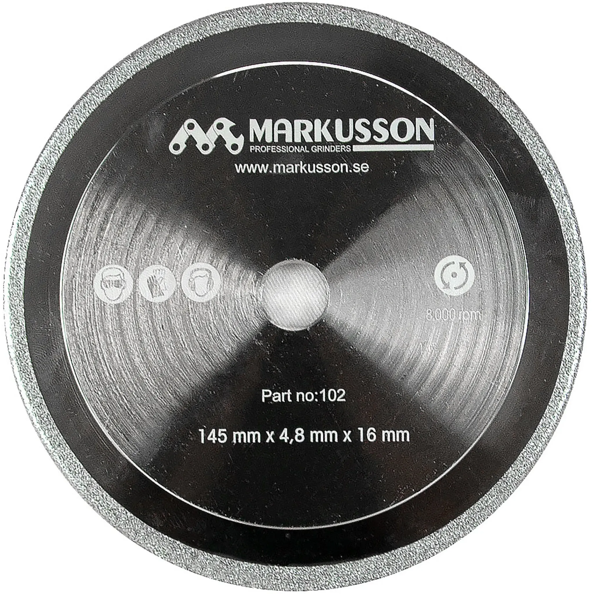 Markusson CBN-Schleifscheibe 145 x 4,8 x 16 mm