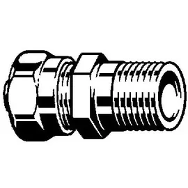 Viega 2011 Verschraubung 16 mm x R 1/2' Rotguss