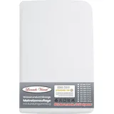 Wasserdichter Matratzenschoner 180x200 cm aus Baumwollmischgewebe in Weiß mit Rundumgummi