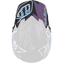Troy Lee Designs GP Anarchy Helmschirm, schwarz-weiss-blau
