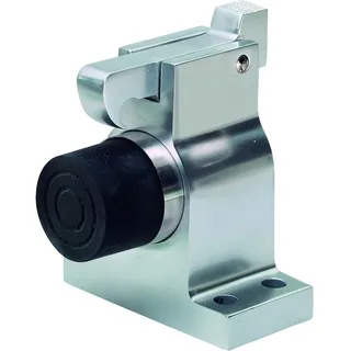 Woelm GmbH KWS 1052 Türfeststeller zum Aufschrauben, gefedert, Fanghaken Aluminium