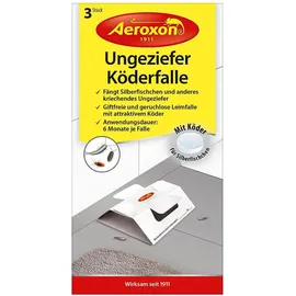 AEROXON Ungeziefer Köderfalle 3 Stück