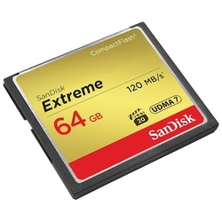 SanDisk Extreme 64 GB CompactFlash Speicherkarte bis zu 120 MB/s