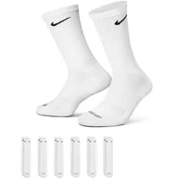 Nike 6er Pack NIKE Everyday Plus Cushioned Crew Trainingssocken Herren 100 - white/black 42-46
