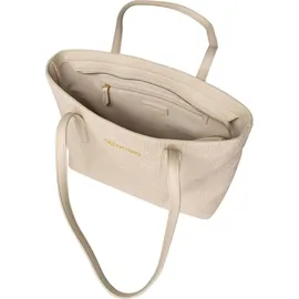 Valentino Pansy Shopper Polyurethan Ecru