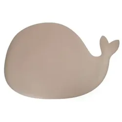 Filibabba Rutschfeste Bodenmatte - Christian der Wal - Warm Grey