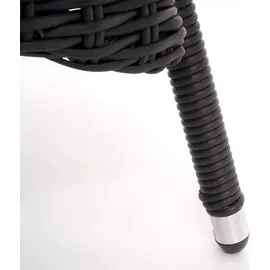 MCW Poly-Rattan Garnitur 5-tlg. Anthrazit