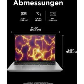 HP ZBook Fury 16 G11 Intel Core i9-14900HX 64 GB RAM 2 TB SSD RTX 4000 Ada