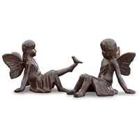 Mirabeau Deko-Figur 2er Set Elfen antikbraun