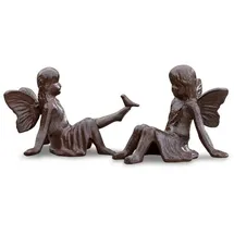 Mirabeau Deko-Figur 2er Set Elfen antikbraun