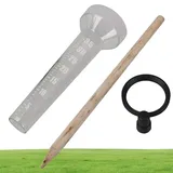 Regenmesser für den Außenbereich, Wassermesser für Regen | Regenmesser Hof mit großen Zahlen Skala, Regenmessgerät Werkzeug für Garten, Deck, Rasen