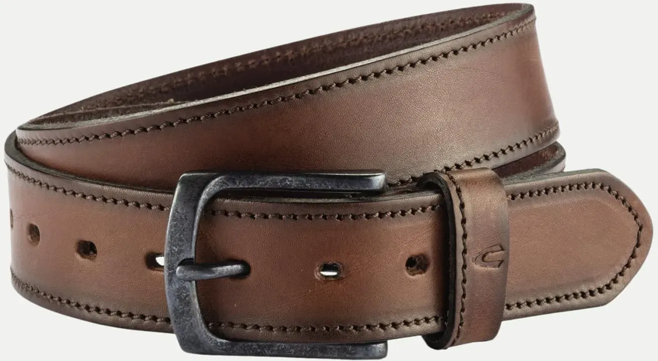 Gürtel aus Leder Braun S