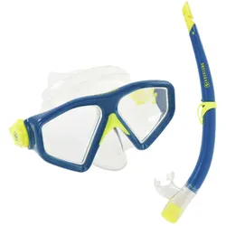 Aqualung Saturn Schnorcheln Combo - Maske + Schnorchel - Blue/Yellow
