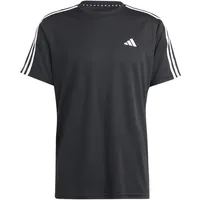 adidas Train Essentials 3-Streifen Training T-Shirt Black / White XL