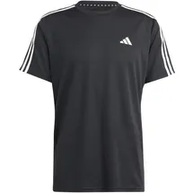 adidas Train Essentials 3-Streifen Training T-Shirt Black / White XL