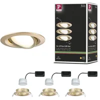 Paulmann Nova 3x 6 W schwenkbar Gold matt