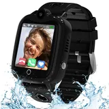 YEDASAH 4G Smartwatch Kinder, Kinder Smartwatch mit GPS und Telefon, SOS, Schulmodus, Videoanrufe, Schrittzähler, Puzzlespiele, Wählen,Uhr Kinder mit Anruffunktion, Smartwatch für 4-14 Jungen Mädchen