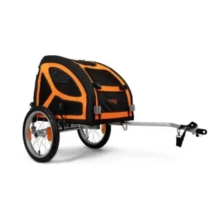 TrendPet DogBus gefederter Fahrradanhänger für Hunde