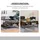Homcom Couchtisch mit Höhenverstellbarer Platte Spanplatte Braun 100 x 60 x 44cm