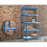 CLP Steckregal inkl. Werkbank 2+3 blau