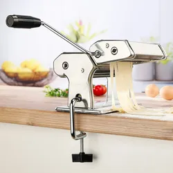 Haushalt International Edelstahl Nudelmaschine Pasta Tagliatelle Maschine