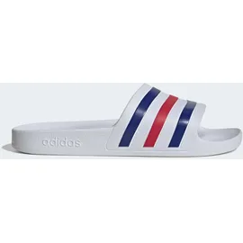 adidas Adilette Aqua Cloud White / Pure Ruby / Semi Lucid Blue 43 1/3