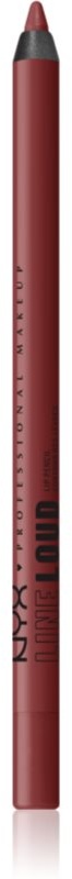 NYX Professional Makeup Line Loud Vegan Konturstift für die Lippen mit Matt-Effekt Farbton 31 - Ten Out Of Ten 1,2 g