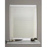Schmidt Plissee Uni 90 x 130 cm Polyester Beige Creme