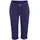 beachtime by lascana 3/4-Hose figurbetont Blau 42