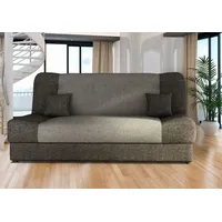 Platan Schlafsofa JAS Klappsofa, mit Schlaffunktion, Polstersofa, Federn - Farbe: 03 - Grau - Grau