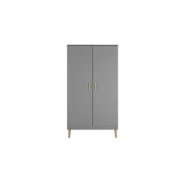les tendances Kleiderschrank Kubi 55 x 184 x 0 cm Grau
